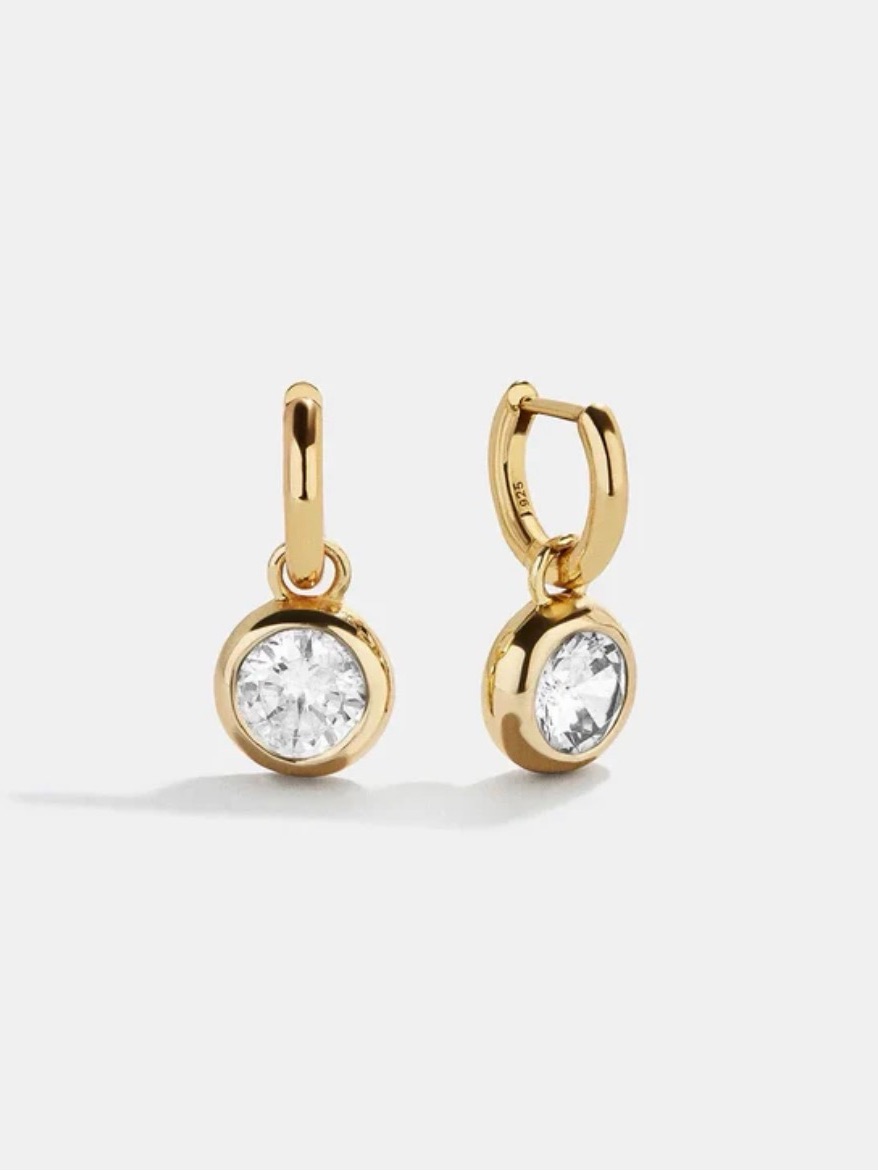 Baublebar 14k Gold Birthstone Drop Earrings